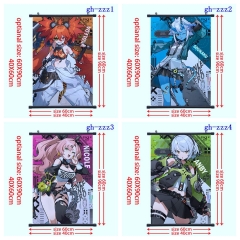 60x90CM 8 Styles zenless zone zero Wall Scrolls Anime Wallscrolls