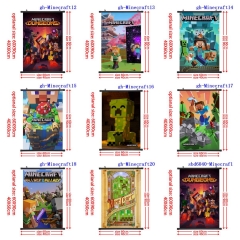60x90CM 20 Styles Minecraft Wall Scrolls Anime Wallscrolls