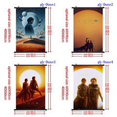 60x90CM 8 Styles Dune Part Two Wall Scrolls Anime Wallscrolls