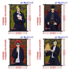 60x90CM 6 Styles Mashle: Magic and Muscles Wall Scrolls Anime Wallscrolls