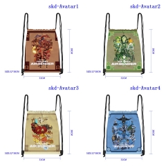 32X38CM 6 Styles Avatar: The Last Airbender Cartoon Anime Drawstring Bag