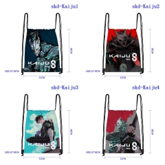 32X38CM 8 Styles Kaiju No. 8 Cartoon Anime Drawstring Bag