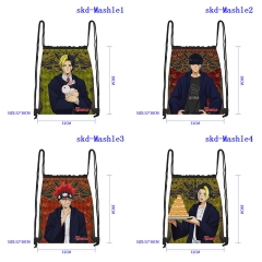 32X38CM 6 Styles Mashle: Magic and Muscles Cartoon Anime Drawstring Bag