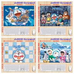 （60X40x0.3cm）5 Styles Doraemon Cartoon Anime Mouse Pad