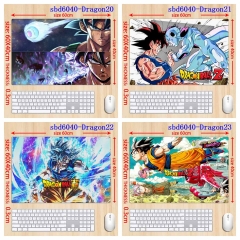 （60X40x0.3cm）6 Styles Dragon Ball Z Cartoon Anime Mouse Pad