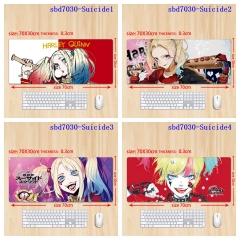 （70x30x0.3cm）6 Styles Suicide Squad Cartoon Anime Mouse Pad