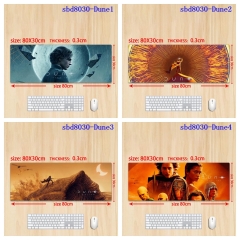 （80x30x0.3cm ）7 Styles Dune Part Two Cartoon Anime Mouse Pad