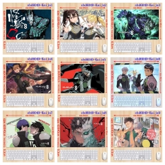 （60X40x0.3cm）10 Styles Kaiju No. 8 Cartoon Anime Mouse Pad