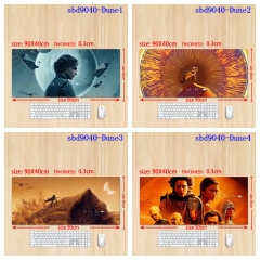 （90x40x0.3cm ）7 Styles Dune Part Two Cartoon Anime Mouse Pad