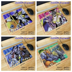 7 Styles Digital Monster Cartoon Anime Mouse Pad