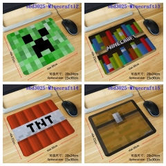 6 Styles Minecraft Cartoon Anime Mouse Pad