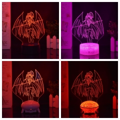 遥控16色+触控7色）恶魔高中漫画手办3D小夜灯吉蒙里书桌装饰氛围台灯创意圣诞礼物