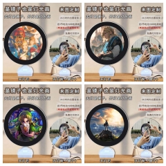 圆形魔镜塞尔达传说合照二次元周边卧室宿舍桌面床头柜装饰品摆件
