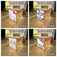 （带电）HelloKitty三丽鸥家族周边魔方手工郁金香可爱创意设计灯精致礼物