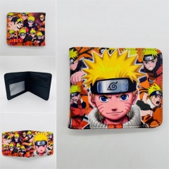 3 Styles Naruto Cartoon Pattern Coin Purse Short Anime Wallet