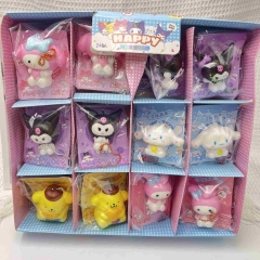 （ 24本）三丽鸥家族捏捏乐公仔洛洛米美乐蒂黄色/布丁狗发泄挤压玩具奖品