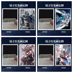 镜面充电款】高达镜子灯光画生日礼物女生送女友闺蜜同学创意摆件小夜灯镜面