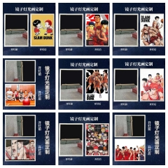 镜面充电款】灌篮高手镜子灯光画卧室房间床头电视柜桌面摆画送礼创意发光画