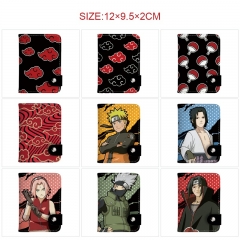11 Styles Naruto Cartoon Pattern Purse Anime Short Wallet