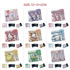 11 Styles Sanrio Cartoon Pattern Purse Anime Short Wallet
