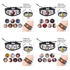 4 Styles (Replaceable Pattern) Heaven Official's Blessing Cartoon Anime Bracelet Wristband