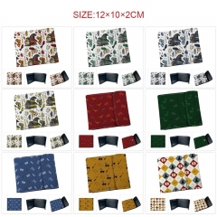 11 Styles Harry Potter Cartoon Pattern Purse Anime Short Wallet