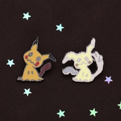 2 Styles Pokemon Cartoon Anime Alloy Pin Brooch