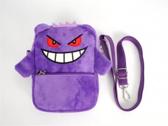 Pokemon Gengar Anime Plush Shoulder Bag