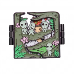 Princess Mononoke Cartoon Anime Alloy Pin Brooch