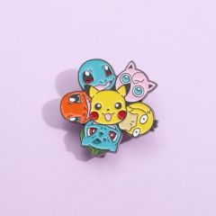 Pokemon Cartoon Anime Alloy Pin Brooch