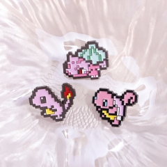3 Styles Pokemon Cartoon Anime Alloy Pin Brooch