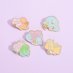 3 Styles Pokemon Cartoon Anime Alloy Pin Brooch