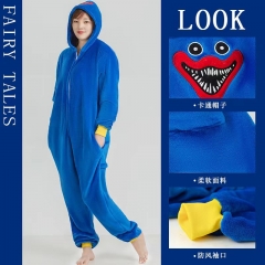 Poppy Playtime Cartoon Cosplay New Kawaii Pyjamas Warm Winter Anime Flannel Pajamas