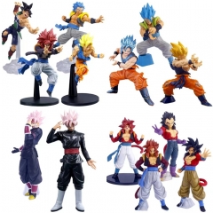 12 Styles Dragon Ball Z Son Goku Gogeta Vegetto Cartoon Anime PVC Figure (Opp Bag)