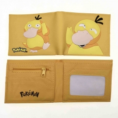 3 Styles Pokemon Cartoon Coin Purse Short PVC Anime Wallet
