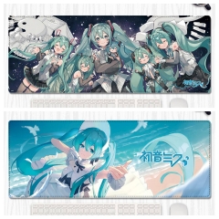 （80*30*0.3CM) 2 Styles Hatsune Miku Cartoon Anime Mouse Pad