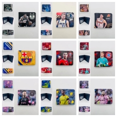 40 Styles Basketball Football Stars Cartoon Coin Purse Short Anime Wallet