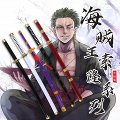 11 Styles 102CM One Piece Roronoa Zoro Katana Anime Wooden Sword Weapon