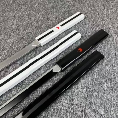 （钢刀）104cm 金属版 火影忍者刀剑 宇智波佐助刀草稚剑 cos动漫表演道具 武器
