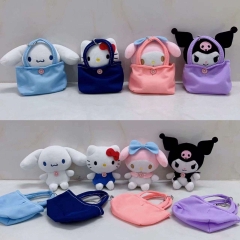 12cm 4 Styles Sanrio My Melody Hello Kitty Anime Plush Toy Doll