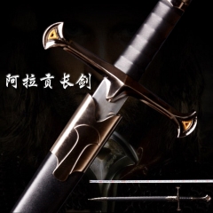 魔戒指环王影视周边阿拉贡长剑104厘米西洋剑 刀剑 未开刃