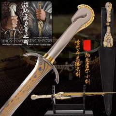（4个一箱，6个超重）魔戒指环王力量之戒凯兰崔尔剑哈尔布兰德西洋刀剑金属COS