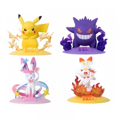 16 Styles Original Pokemon Cartoon PVC Anime Figure Phone Holder