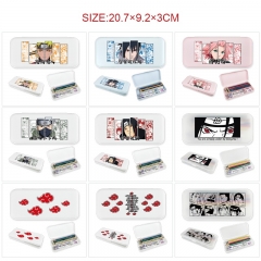 11 Styles Naruto Cartoon Pattern Pencil Case Anime PE Pencil Box