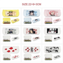 11 Styles Naruto Cartoon Pattern Pencil Case Anime PP Pencil Box