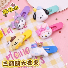 10 Styles Sanrio Cinnamoroll Kuromi Anime Hair Clip HairPin