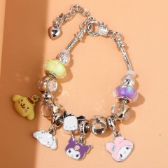 Sanrio Kuromi Cartoon Anime Alloy Bracelet