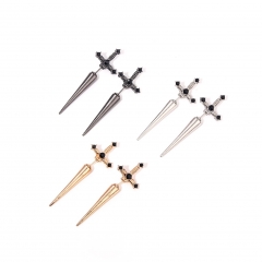 3 Styles Kinitial Cartoon Anime Alloy Earring