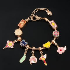 Card Captor Sakura Cartoon Anime Alloy Bracelet