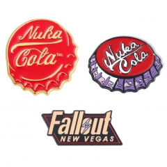 3 Styles Fallout Cartoon Anime Alloy Pin Brooch